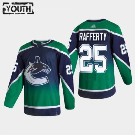 Kinder Eishockey Vancouver Canucks Trikot Brogan Rafferty 25 2020-21 Reverse Retro Authentic